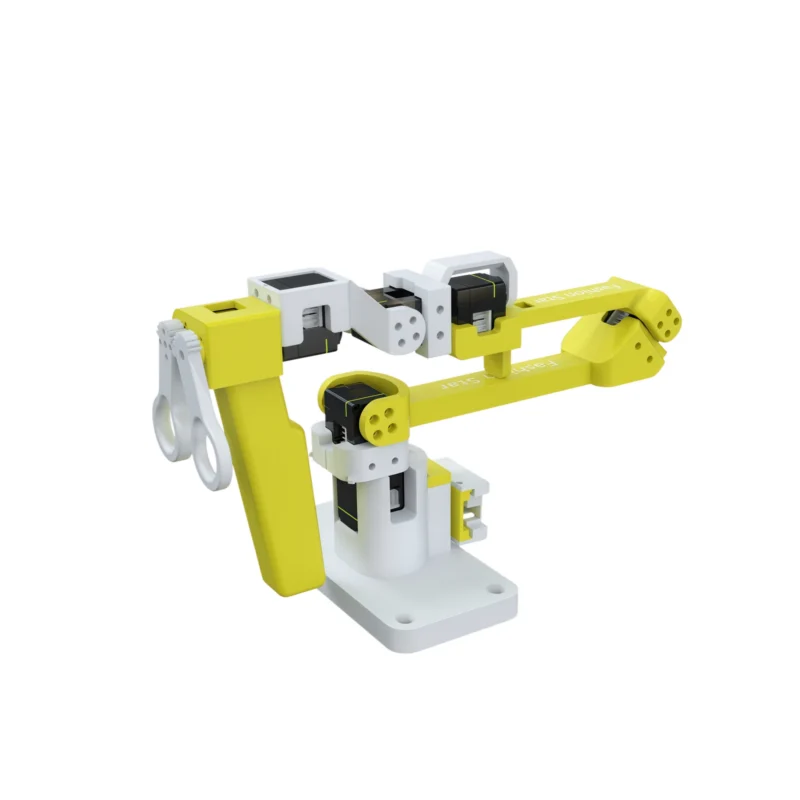 PiPER Mate leader robotic arm in folded teleoperation configuration