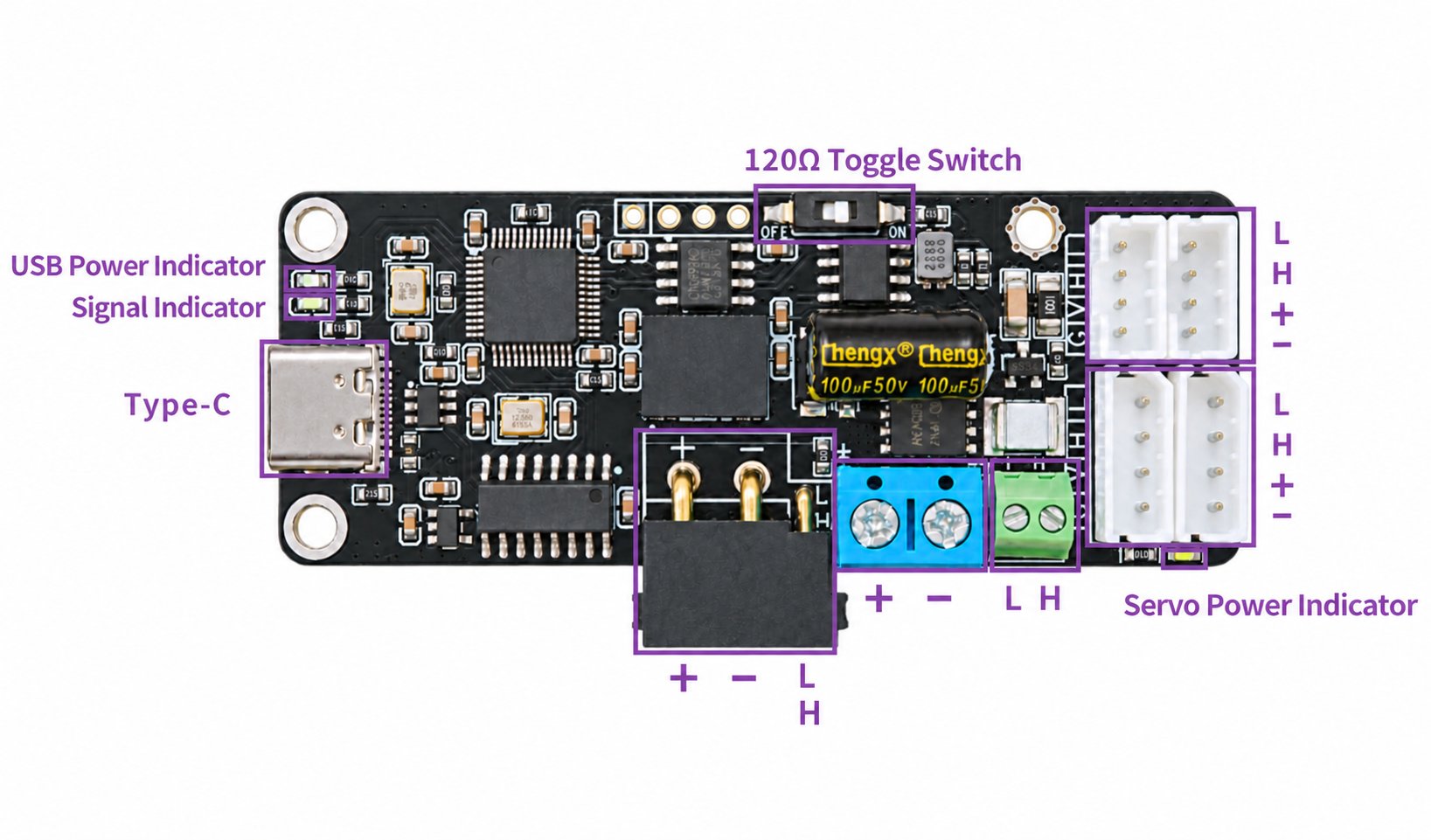 UC-06 interfaces and pinout