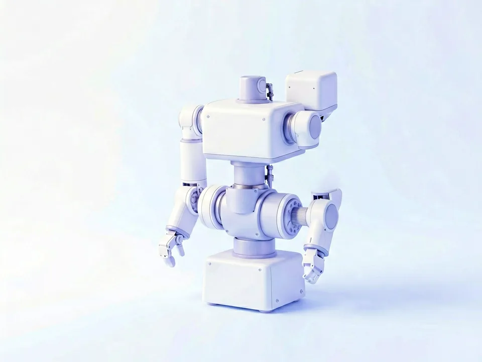 Light minimalist bus servo humanoid robot joint application visual