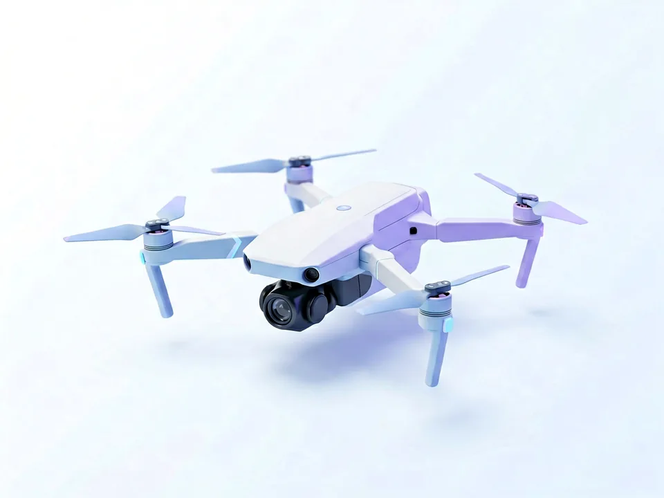 Light minimalist bus servo UAV and drone application visual